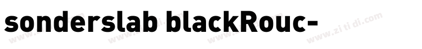 sonderslab blackRouc字体转换 sonderslab blackRouc字体转换